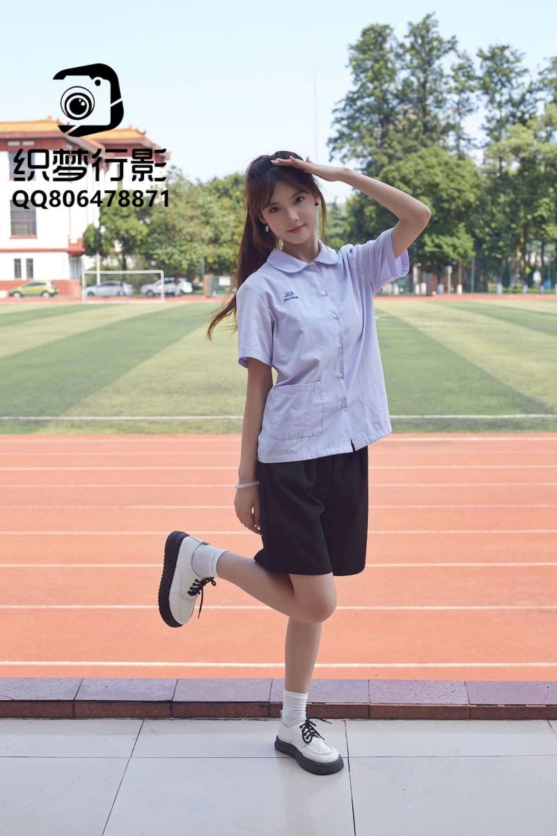织梦映像清新美女学妹驾到学校学院风主题写真-绅士社